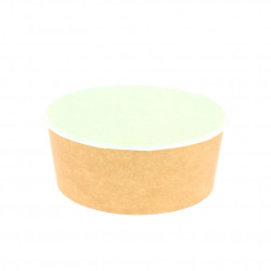 Envase de cartón deco kraft con tapa especial poke bowl (750cc)