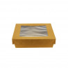 ENVASES DE CARTON KRAFT CON VENTANA 1000CC