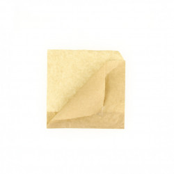 Papel para hamburguesas kraft antigrasa (11x11cm)