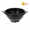 Reusable black PP bowl (1000cc)