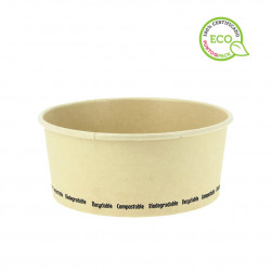 ENVASES PARA ENSALADAS EN FIBRA DE BAMBU COMPOSTABLE 750ML