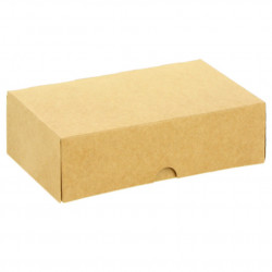 Caja kraft para galletas y pastas (27 x 17 x 7cm)