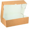 Kraft box for cookies and pastries (27 x 17 x 7cm)
