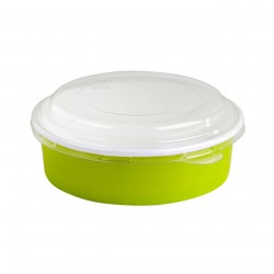 Recyclable PET lid for salad bowls (15Ø)