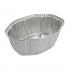 Oval aluminum containers for whole chicken (2600cc)