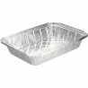 Recipientes de alumínio ondulado e retangular (1500cc)