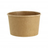 Potes de sorvete de papel kraft (240ml)