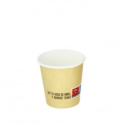 Vasos de cartón para café deco kraft