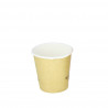 Vasos de cartón para café deco kraft