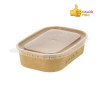 ENVASES KRAFT ESTANCOS PARA COMIDAS CALIENTES Y FRIAS 500CC