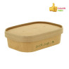 ENVASES KRAFT ESTANCOS PARA COMIDAS CALIENTES Y FRIAS 500CC