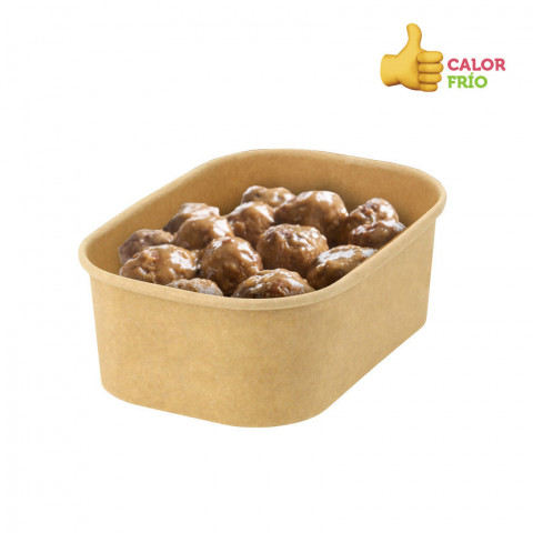 ENVASES KRAFT ESTANCOS PARA COMIDAS CALIENTES Y FRIAS 750CC