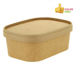 Kraft paper and paperboard, coated, impregnated or covered with plastics