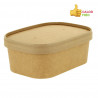 ENVASES KRAFT ESTANCOS PARA COMIDAS CALIENTES Y FRIAS 750CC