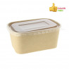 ENVASES KRAFT ESTANCOS PARA COMIDAS CALIENTES Y FRIAS 1000CC