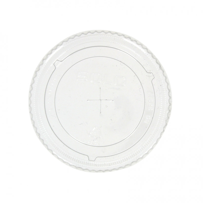 Tapa plana con cruz para vasos postre (10Ø) Tapa plana con cruz para vasos postre (10Ø)