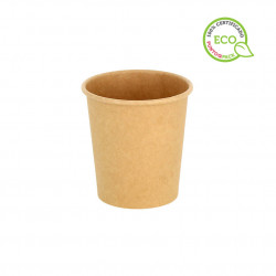Vaschetta in cartone kraft ECO per salse (120ml)