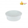 Envase circular blanco reutilizable PP (250cc)