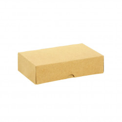 Boîte kraft pour biscuits et pâtisseries (17,5 x 11,5 x 4,5 cm)