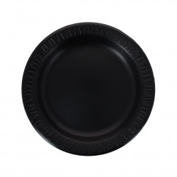 Plato de porex negro laminado (23Ø)