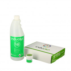 Kit 12 cápsulas de limpador de pisos ultraconcentradas com garrafa etiquetada