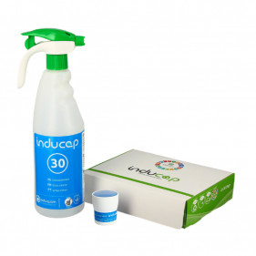 Kit 12 cápsulas de limpiacristales ultraconcentradas con botella etiquetada