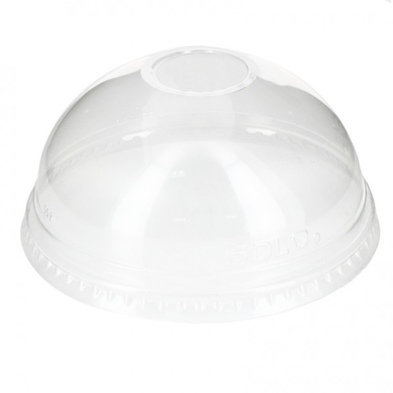 Tapa cúpula sin agujero para vaso postre (10Ø)