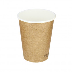 Vasos de cartón para café deco kraft. Hasta fin de stock
