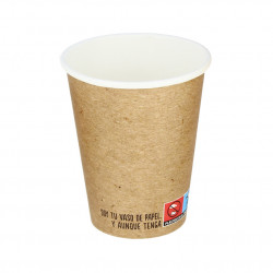 Vasos de cartón para café deco kraft. Hasta fin de stock