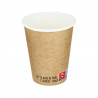 Vasos de cartón para café deco kraft. Hasta fin de stock