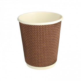 Cardboard cups for double-sided coffee