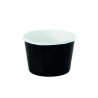 Pote de sorvete de cartão preto (60ml)