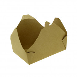 Carton kraft étanche à emporter (1990cc). Jusqu'à épuisement des stocks