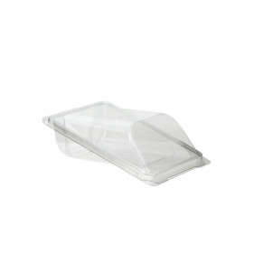 Recyclable and transparent PET Wraps container