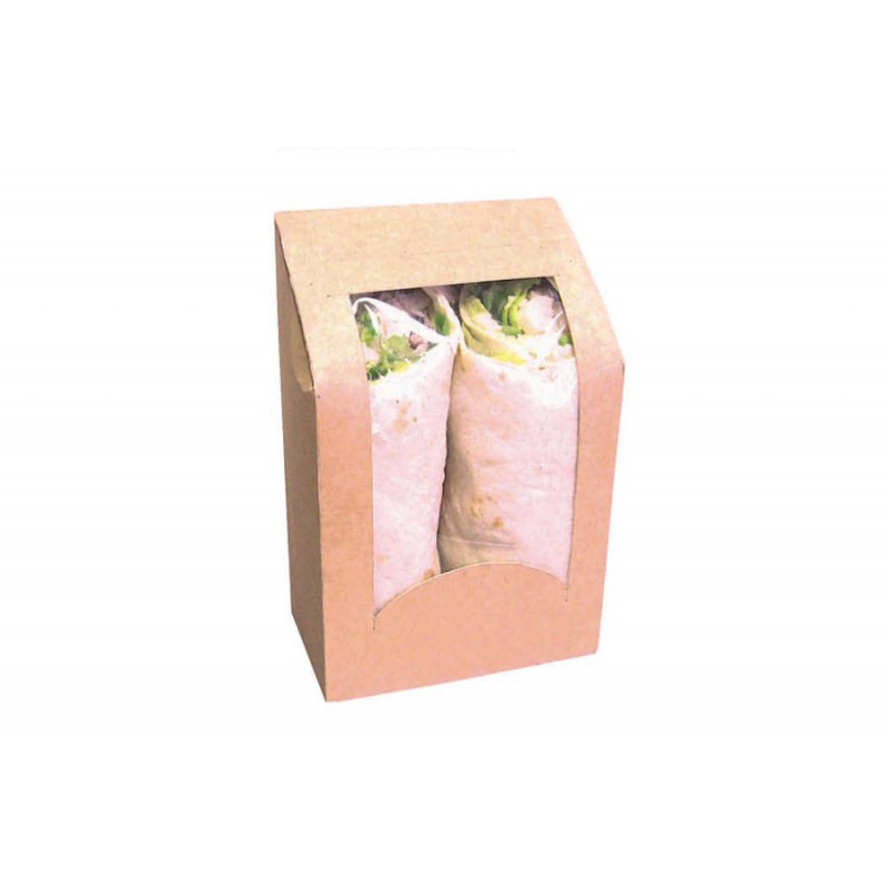 Petits contenants blancs pour gaufres et wraps Petits contenants blancs pour gaufres et wraps