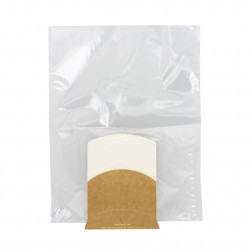 Kraft film/cardboard pastry packaging