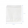 White double opening greaseproof paper (17x16.5cm)