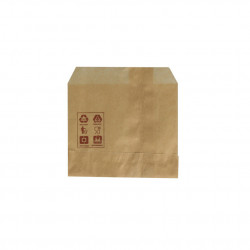 On greaseproof paper closed potatoes and fries (12x12cm)
