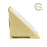 ENVASE PARA SANDWICH DOBLE ECO KRAFT CON VENTANA