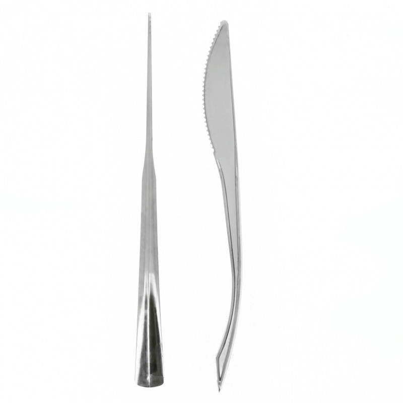 Cuchillo metalizado reciclable 20cm Cuchillo metalizado reciclable 20cm