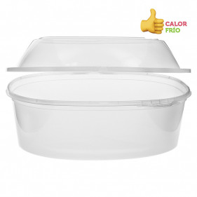 Reusable PP containers with high security lid (1700cc)