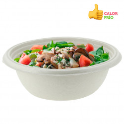 BIO ECO 1000cc waterproof fiber salad bowl
