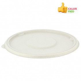 Fiber lid for waterproof salad bowl BIO ECO 1000cc