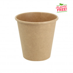 Vasos kraft café ECO plastic free