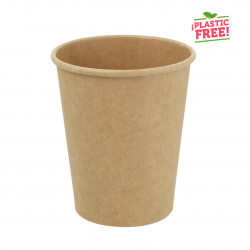 Vasos kraft café ECO free plastic