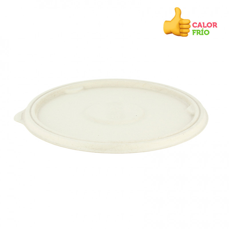 Fiber lid for waterproof salad bowl BIO ECO 750cc