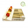 Palillos para brochetas estilo bastón 18cm