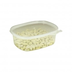 Envases PP reutilizable con tapa de seguridad (370cc)