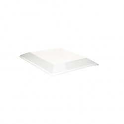 Couvercle transparent pour plateau bois samouraï (17x17cm)