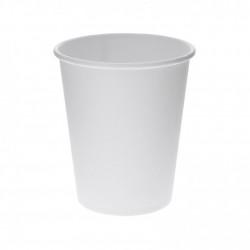 Vasos de cartón blancos café y refrescos